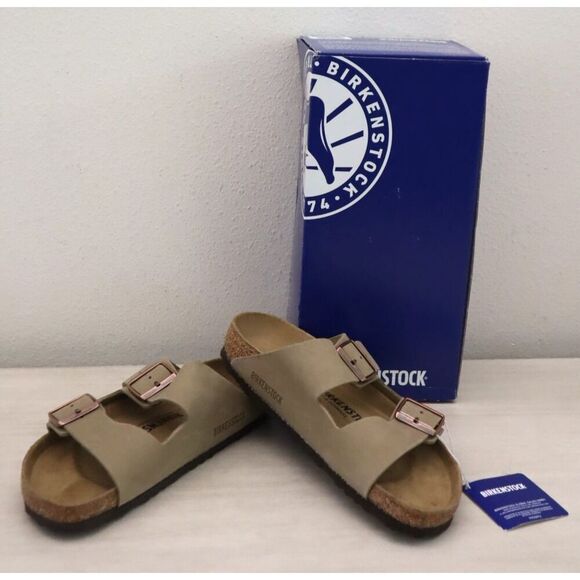 Birkenstock 0352201 Women's Sz 6 Tobacco Brown Oiled Leather Arizona BS  Sandals